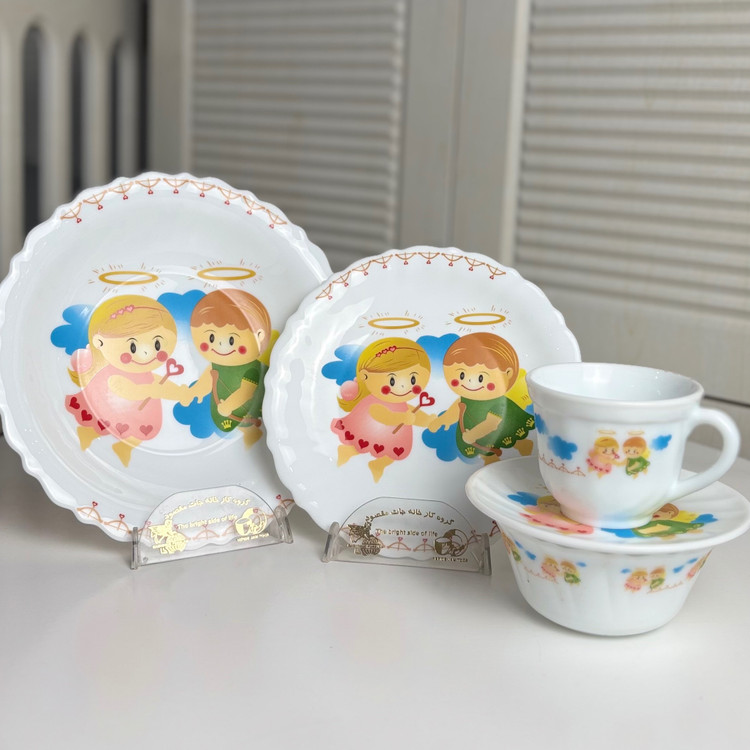 سرویس غذا خوری ارکوپال 5پارچه نوزاد کد 2573