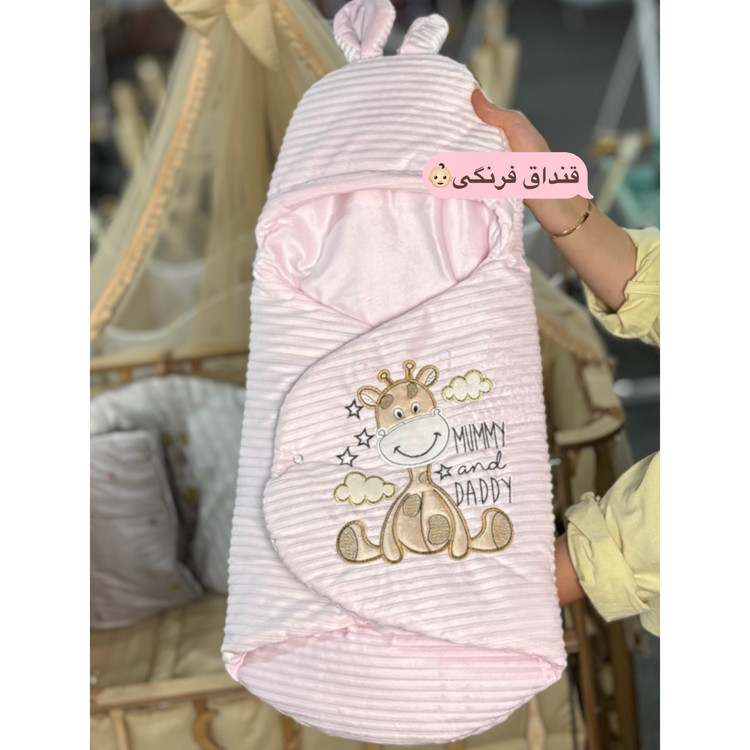 سرویس خواب نوزاد بالشت،پتو،قنداق فرنگی